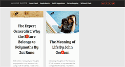 Desktop Screenshot of cooksquotes.com