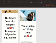 Tablet Screenshot of cooksquotes.com